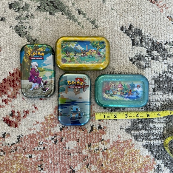 2 Pokemon Empty Tins Kanto Friends & Bede/Hatenna TCG - Picture 4 of 15